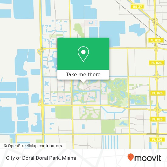 Mapa de City of Doral-Doral Park