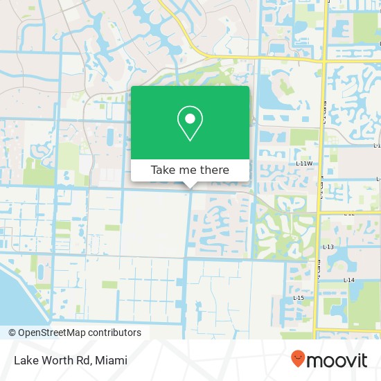 Mapa de Lake Worth Rd