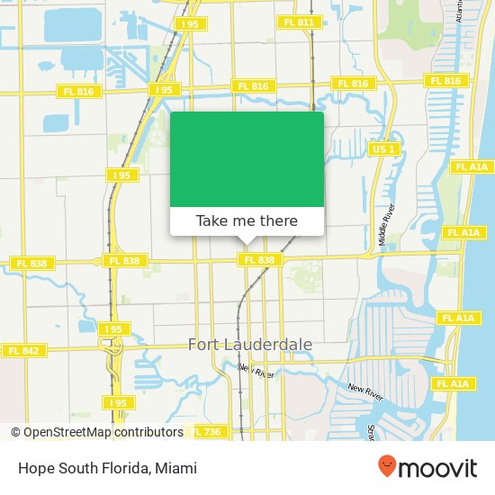 Hope South Florida map
