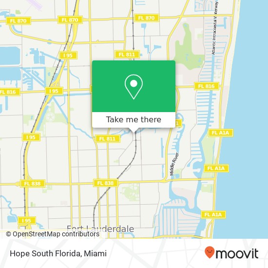 Hope South Florida map