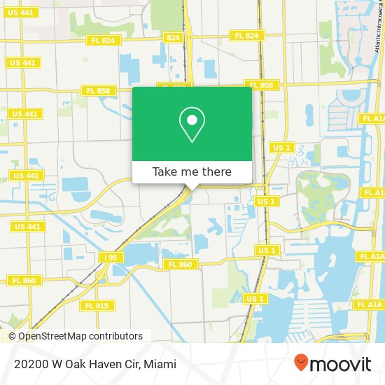 Mapa de 20200 W Oak Haven Cir