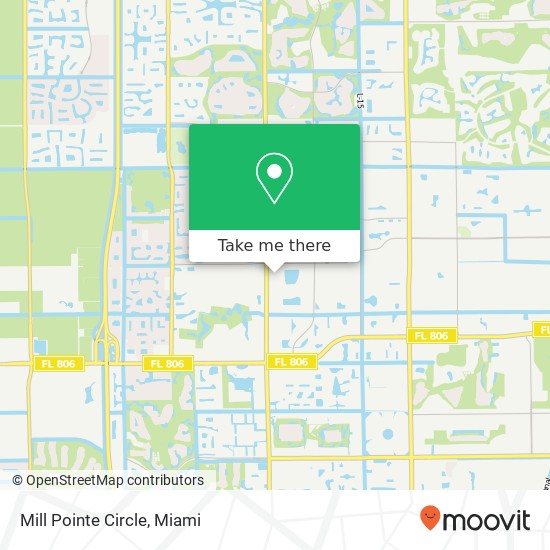 Mapa de Mill Pointe Circle