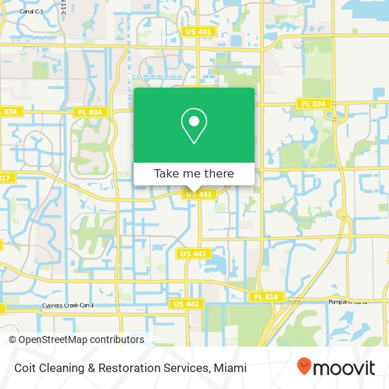 Coit Cleaning & Restoration Services map