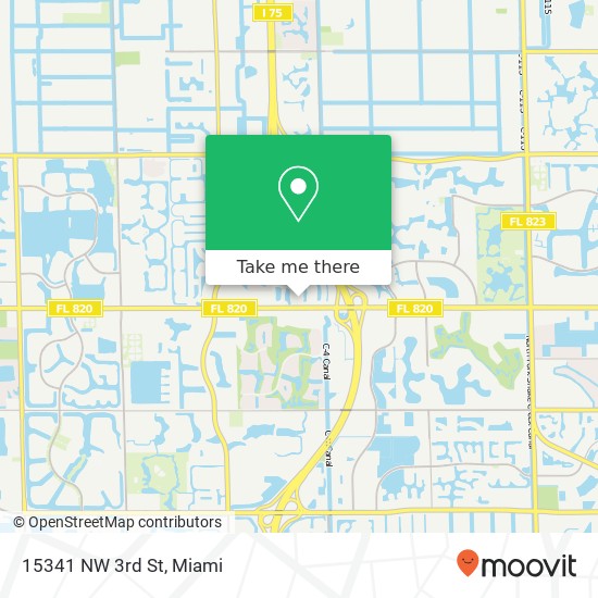 15341 NW 3rd St map