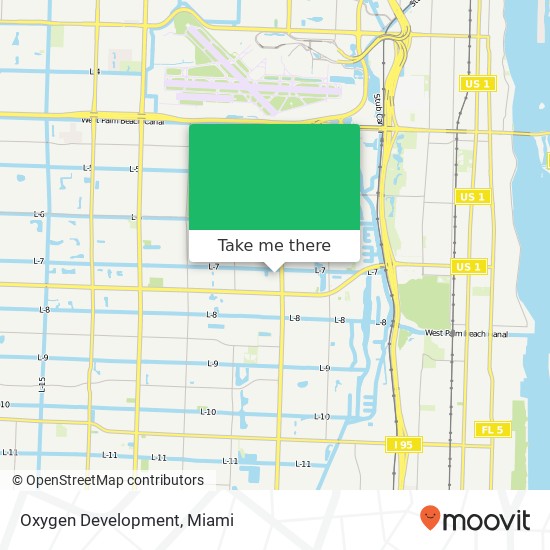 Oxygen Development map