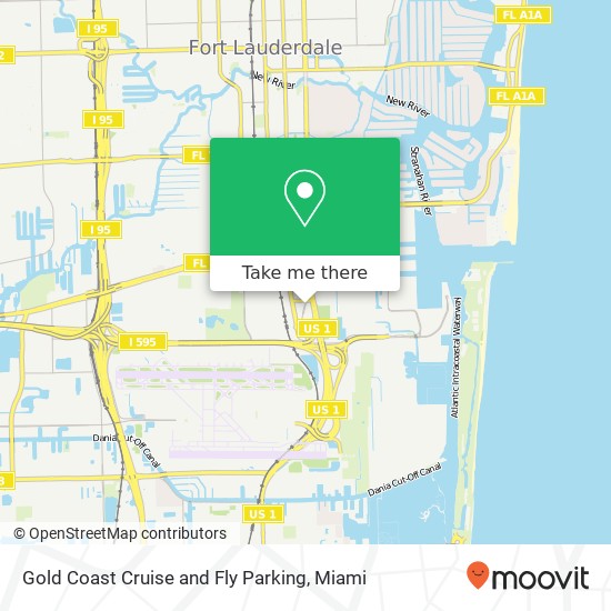 Gold Coast Cruise and Fly Parking map