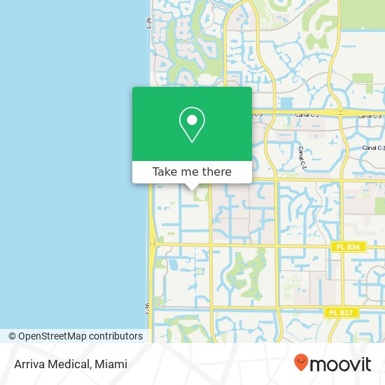 Arriva Medical map