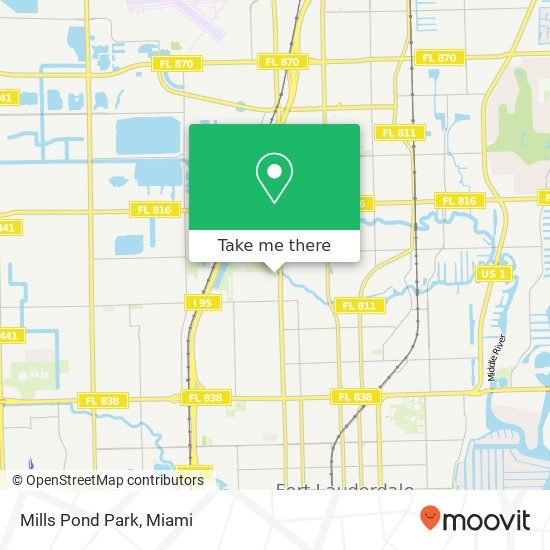 Mapa de Mills Pond Park