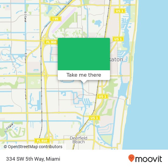 334 SW 5th Way map