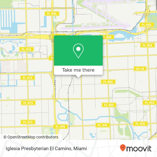 Iglesia Presbyterian El Camino map