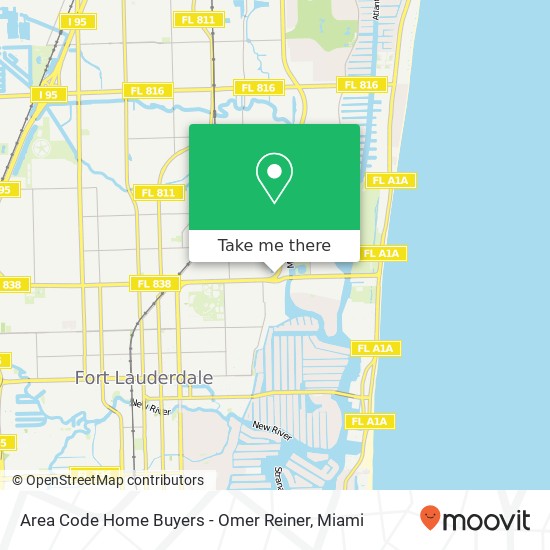 Area Code Home Buyers - Omer Reiner map