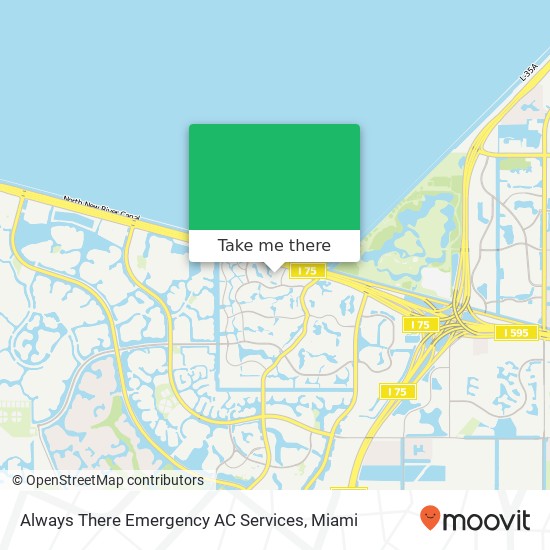 Always There Emergency AC Services map