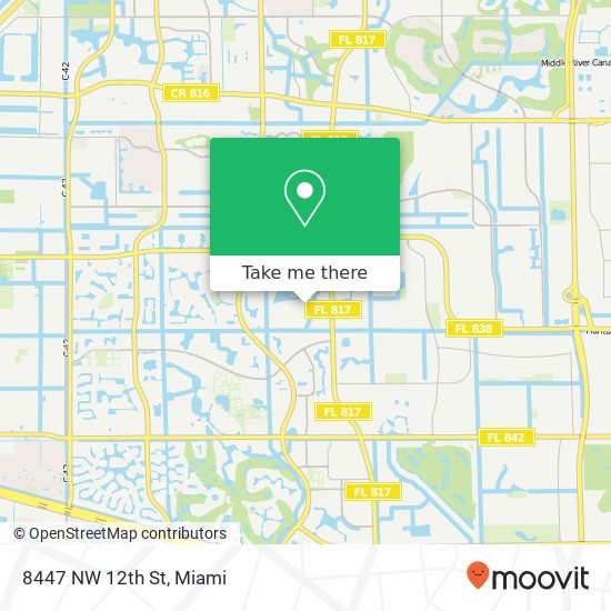 8447 NW 12th St map