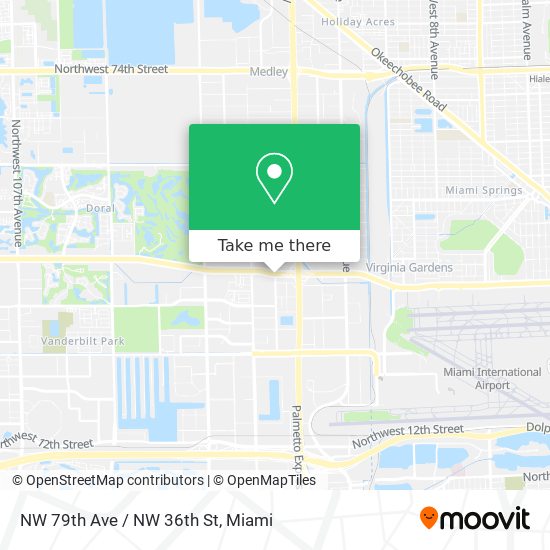 Mapa de NW 79th Ave / NW 36th St