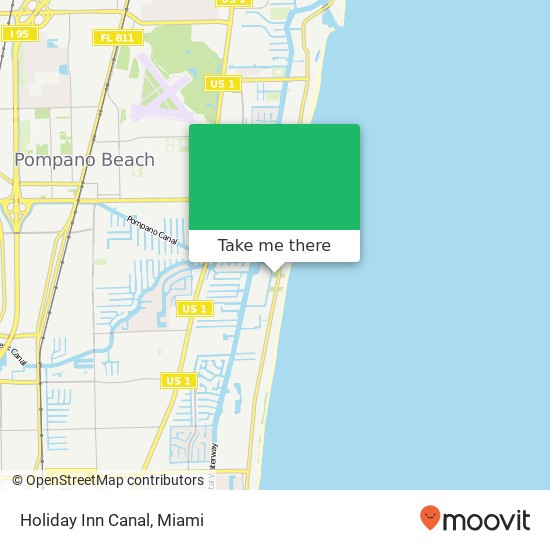 Mapa de Holiday Inn Canal