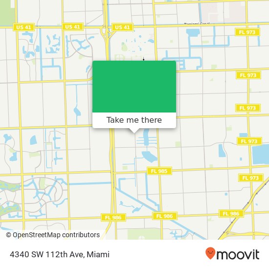 Mapa de 4340 SW 112th Ave