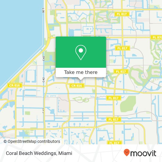Mapa de Coral Beach Weddings