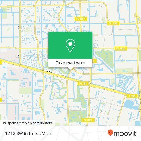 1212 SW 87th Ter map
