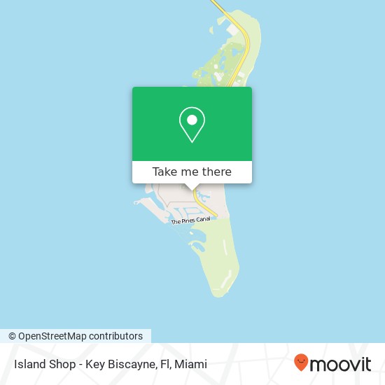 Mapa de Island Shop - Key Biscayne, Fl