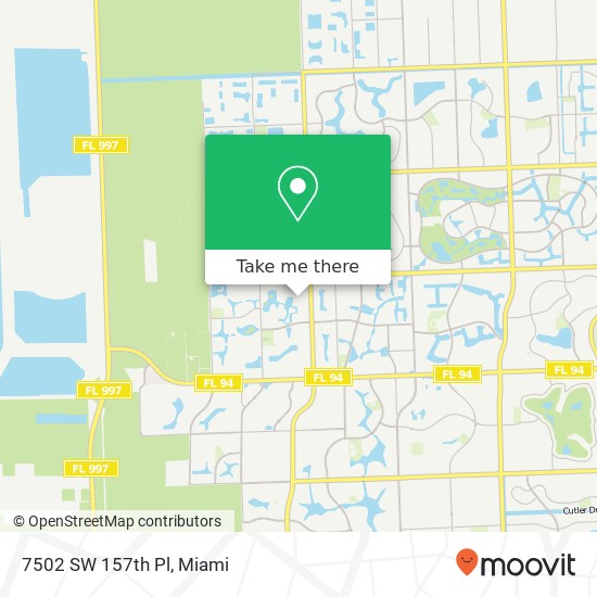 7502 SW 157th Pl map