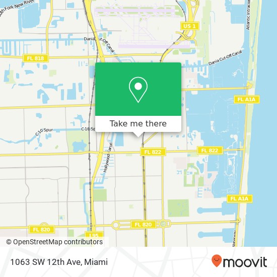 1063 SW 12th Ave map