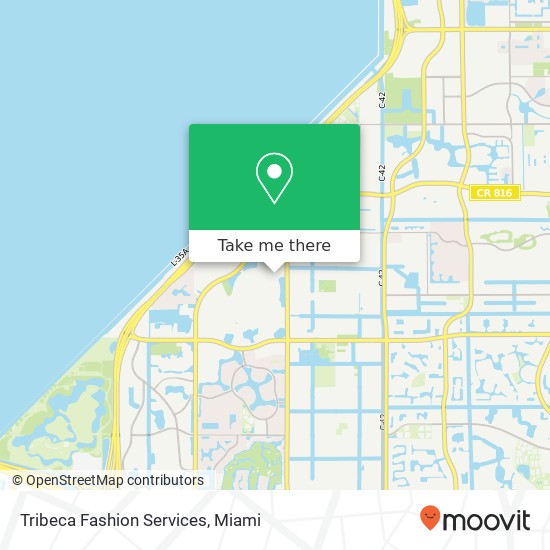Mapa de Tribeca Fashion Services