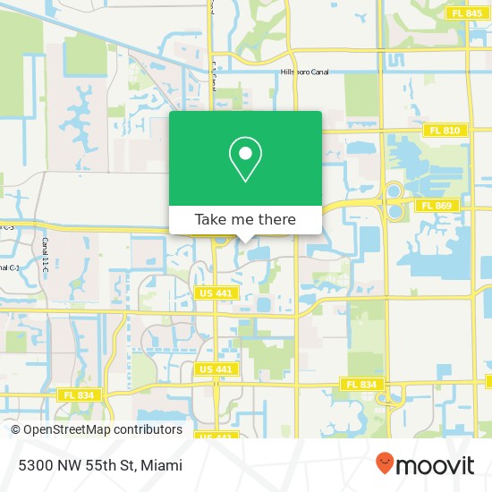 5300 NW 55th St map