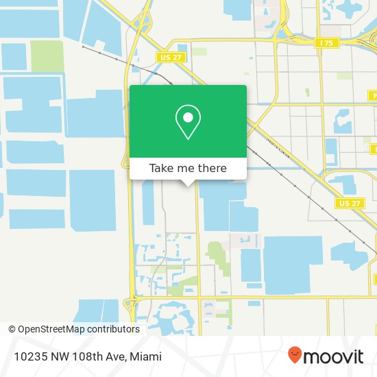 Mapa de 10235 NW 108th Ave