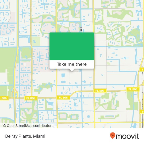 Delray Plants map