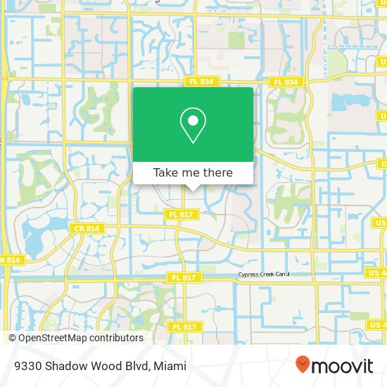 9330 Shadow Wood Blvd map