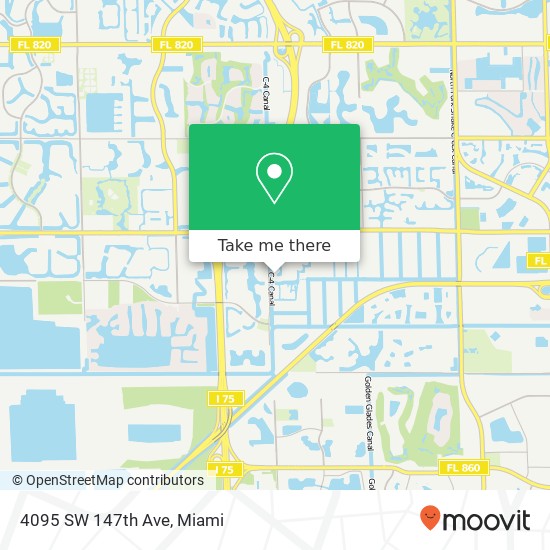 4095 SW 147th Ave map