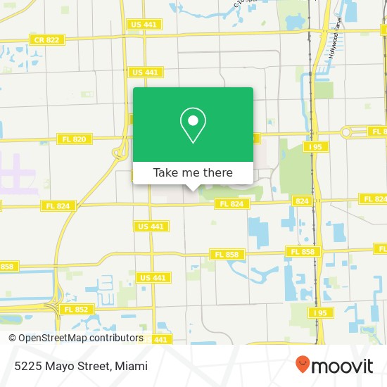 5225 Mayo Street map