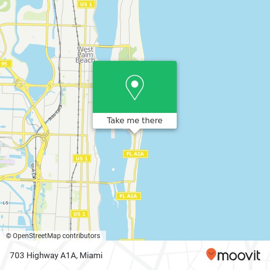 703 Highway A1A map