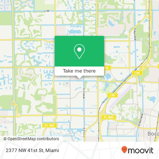 2377 NW 41st St map