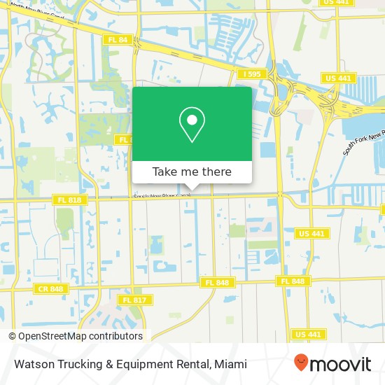 Mapa de Watson Trucking & Equipment Rental