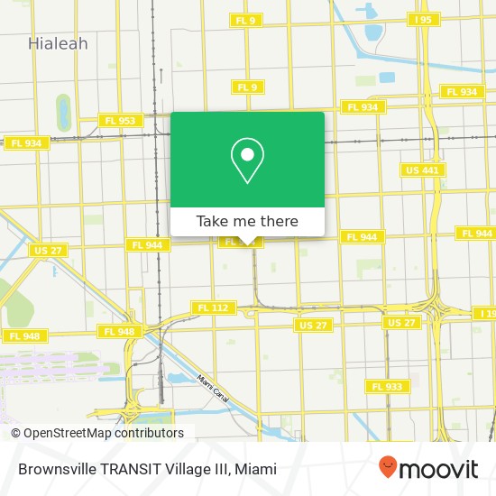 Mapa de Brownsville TRANSIT Village III