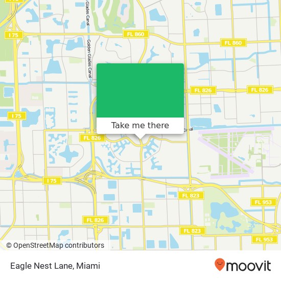 Eagle Nest Lane map