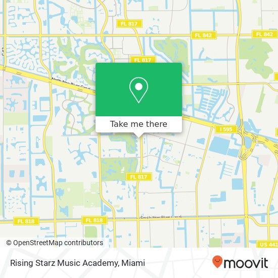 Mapa de Rising Starz Music Academy