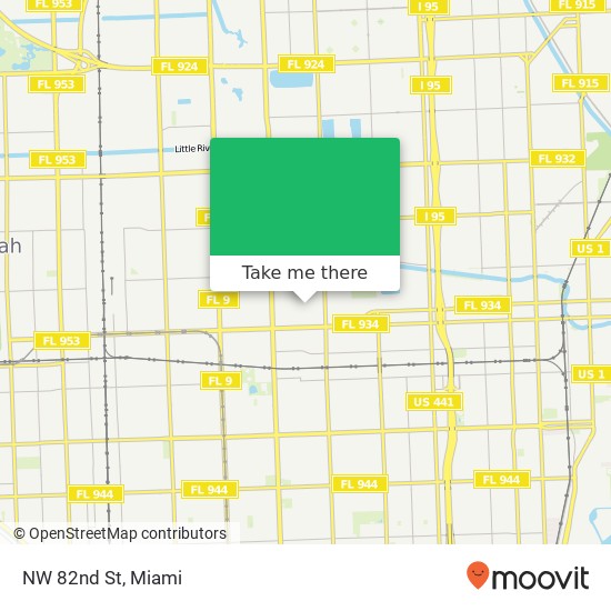 NW 82nd St map