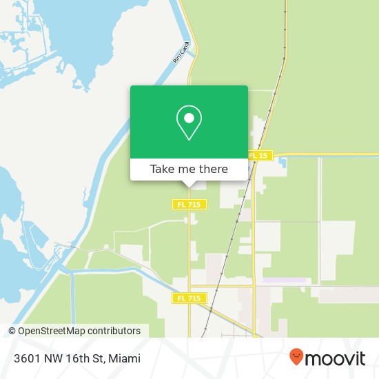 Mapa de 3601 NW 16th St