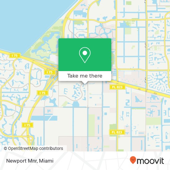 Mapa de Newport Mnr