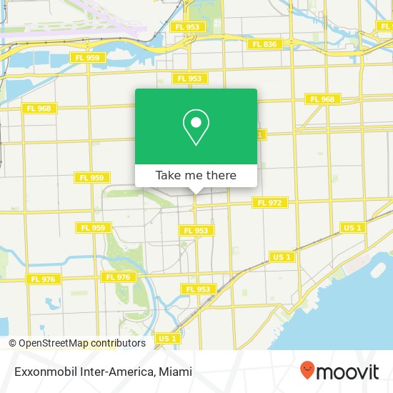 Mapa de Exxonmobil Inter-America