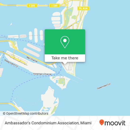 Mapa de Ambassador's Condominium Association