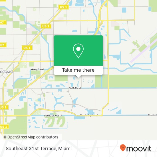 Southeast 31st Terrace map