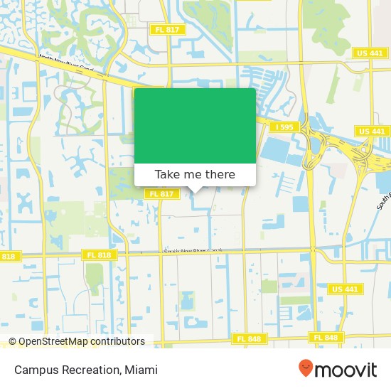 Mapa de Campus Recreation