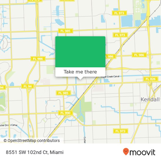 8551 SW 102nd Ct map