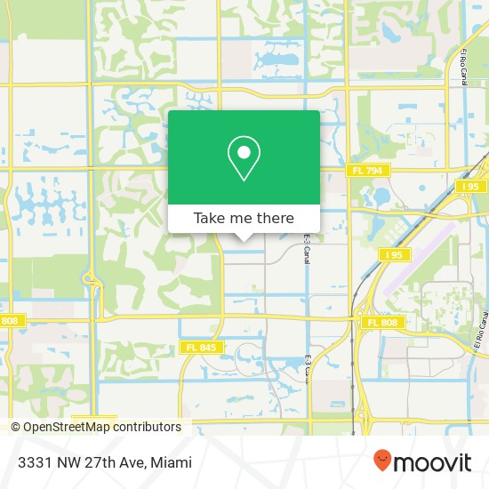 3331 NW 27th Ave map