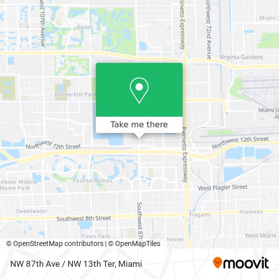 NW 87th Ave / NW 13th Ter map