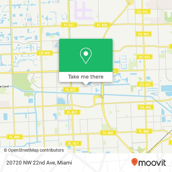 20720 NW 22nd Ave map