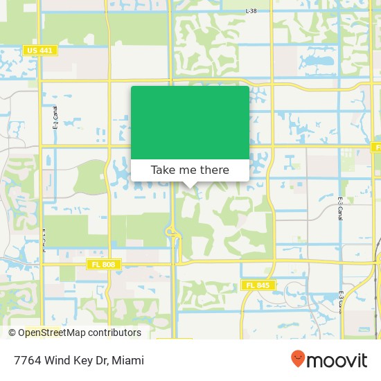 7764 Wind Key Dr map